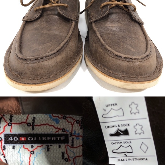 Oliberte Fair Trade Brown Nubuck Leather Boots - Picture 7 of 8